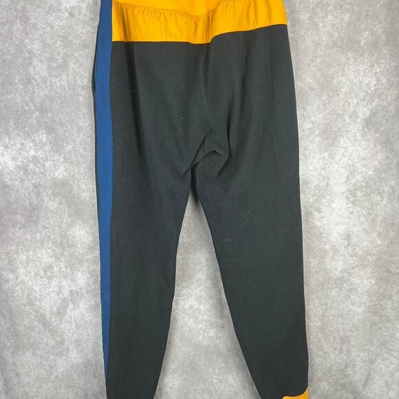 Nike Women's Black and Orange Fleece Joggers - Picture 2 of 4